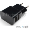 Адаптер питания Cablexpert MP3A-PC-12 100/220V - 5V USB 2 порта, 2.1A, черный, фото , изображение 2