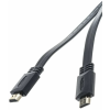 Кабель HDMI 19M/M ,плоский,ver. 2.0, 4K@60 Hz 1m VCOM, фото , изображение 3