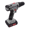 Аккумуляторная ударная дрель-шуруповерт РЕСАНТА ДА-18-2ЛК-У Li-Ion 2 А·ч 18 В х2 кейс, фото , изображение 3