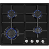 Газовая варочная панель HOMSAIR HGE643BK черный, фото 