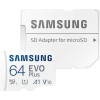 Карта памяти Samsung 64GB microSD EVO Plus SD Adapter MB-MC64KA/RU, фото 