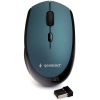Мышь беспров. Gembird MUSW-354, черный, бесш.клик, soft touch,3кн.+колесо-кнопка, 2400DPI, 2,4ГГц Синий, фото 