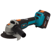 Машина шлифовальная угловая аккумуляторная Bort BWS-18Li-125 Диам. диска 125 мм; Аккумулятор 4 А.ч; Скорость холостого хода 4 000 - 9 000 об/мин;, фото , изображение 2