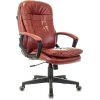 Кресло руководителя Бюрократ T-9950LT коричневый Boroko-37 искусственная кожа крестовина пластик, фото 