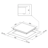 Индукционная варочная панель GRAUDE IK 60.1, фото , изображение 3