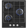 Газовая варочная панель HOMSAIR HGG433BK, черный, фото , изображение 2