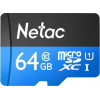 Карта памяти 64Gb MicroSD Netac P500 (NT02P500STN-064G-S), фото 