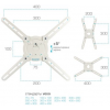 Кронштейн на стену Kromax ATLANTIS-15 white, фото , изображение 8