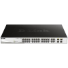 Коммутатор D-Link DGS-1210-28P/FL1A, L2 Managed Switch with 24 10/100/1000Base-T ports and 4 100/1000Base-T/SFP combo-ports (24 PoE ports 802.3af/802.3at (30 W), PoE Budget 193 W).8K Mac address, 802.3x Flow Co, фото 