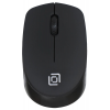 Мышь Оклик 486MW черный оптическая (1000dpi) беспроводная USB для ноутбука (3but), фото 