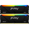 Оперативная память Kingston 16GB DDR4 3200MHz DIMM FURY Beast Black RGB XMP KF432C16BB2AK2/16 kit 2x8Gb, CL16, 1.35V 288-pin Non-ECC, фото  Оперативная память Kingston 16GB DDR4 3200MHz DIMM FURY Beast Black RGB XMP KF432C16BB2AK2/16 kit 2x8Gb, CL16, 1.35V 288-pin Non-ECC, фото