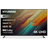 Телевизор LED Hyundai 85 H-LED85BU7007 Android TV Metal черный/черный 4K Ultra HD 60Hz DVB-T DVB-T2 DVB-C DVB-S DVB-S2 USB WiFi Smart TV, фото 