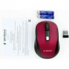 Мышь беспроводная Gembird MUSW-420-1 (MUSW-420-1) Красный, Чёрный, фото , изображение 2