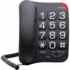 Телефон проводной TELEPHONE TX-201 BLACK TEXET, фото 