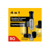 Блендер BQ HB421PS Steel-Black. Мощность 1400Вт/ Режим Турбо/ 4 в1: Насадка для пюре + блендер+ миксер + измельчитель / 4-лепестковый нож из нержавеющей стали/ Двойная защита: от перегрузки, от перегрева/Параметри электропитания: 220-240 В,50-60 Гц, фото , изображение 2