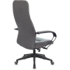 Кресло руководителя Бюрократ CH-608Fabric темно-серый Alfa 44 крестовина пластик, фото , изображение 4