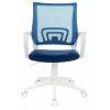Кресло Бюрократ CH-W695NLT темно-синий TW-05N TW-10N сетка/ткань крестовина пластик пластик белый, фото , изображение 2