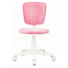 Кресло детское Бюрократ CH-W204NX розовый Velvet 36 крестовина пластик пластик белый, фото , изображение 2