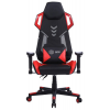 Кресло игровое Cactus CS-CHR-090BLR черный/красный сиденье черный/красный эко.кожа/сетка крестовина пластик пластик черный, фото , изображение 2 Кресло игровое Cactus CS-CHR-090BLR черный/красный сиденье черный/красный эко.кожа/сетка крестовина пластик пластик черный, фото , изображение 2