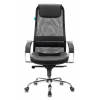 Кресло руководителя Бюрократ CH-609SL/BLACK спинка сетка черный TW-01 TW-11 искусст.кожа/ткань крестовина хром, фото , изображение 2