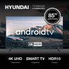 Телевизор LED Hyundai 85 H-LED85BU7007 Android TV Metal черный/черный 4K Ultra HD 60Hz DVB-T DVB-T2 DVB-C DVB-S DVB-S2 USB WiFi Smart TV, фото , изображение 3