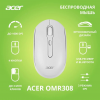Мышь Acer OMR308 белый оптическая (1600dpi) беспроводная USB (4but), фото , изображение 2
