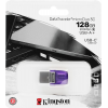 Флеш Диск Kingston 128Gb DataTraveler microDuo 3C DTDUO3CG3/128GB USB3.0 фиолетовый, фото , изображение 3