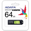Флеш Диск A-Data 64Gb Type-C UC300 ACHO-UC300-64G-RBK/GN USB3.2 черный/зеленый, фото , изображение 2