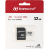 Карта памяти 32Gb MicroSD Transcend + SD адаптер  (TS32GUSD300S-A), фото , изображение 6