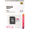 Карта памяти 64Gb MicroSD Silicon Power Elite + SD адаптер (SP064GBSTXBV1V20SP), фото , изображение 3