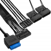 Корпус ExeGate EVO-9201 Black-RGB, фото , изображение 5 Корпус ExeGate EVO-9201 Black-RGB, фото , изображение 5