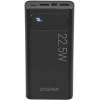 Мобильный аккумулятор Digma DGPF20A 20000mAh QC3.0/PD3.0 22.5W 3A 2xUSB-A/USB-C черный (DGPF20A22PBK), фото , изображение 2
