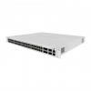 Коммутатор CRS354-48P-4S+2Q+RM Cloud Router Switch 354-48P-4S+2Q+RM with 48 x Gigabit RJ45 LAN (all PoE-out), 4 x 10G SFP+ cages, 2 x 40G QSFP+ cages, RouterOS L5, 1U rackmount enclosure, 750W PSU, фото , изображение 2