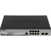 Коммутатор D-Link DGS-1210-10P/ME/B1A Управляемый 2 уровня с 8 портами 10/100/1000Base-T с поддержкой PoE и 2 портами 1000Base-X SFP, фото , изображение 2