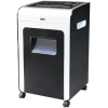 Шредер Deli E9917-EU черный/белый с автоподачей (секр.P-4)/фрагменты/16лист./31лтр./скрепки/скобы/пл.карты/CD, фото 