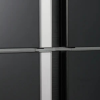 Холодильник Sharp SJ-FS97VBK черное стекло трёхкамерный 393/207 л морозилка снизу, фото , изображение 9