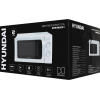 Микроволновая печь Hyundai HYM-M2051 белый, 20 л, 700 Вт, переключатели - поворотный механизм, фото , изображение 9