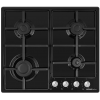 Газовая варочная панель HOMSAIR HGE643GBK, черный, фото , изображение 2