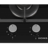 Газовая варочная панель HOMSAIR HGG323GCBK, черный, фото , изображение 4