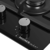 Газовая варочная панель HOMSAIR HGG323GCBK, черный, фото , изображение 5