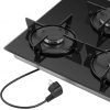 Газовая варочная панель HOMSAIR HGG431BK, черный, фото , изображение 12