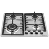 Газовая варочная панель HOMSAIR HGS646S, серебристый, фото , изображение 3