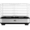 Сушилка для овощей и фруктов BQ FD1003 Black-Steel, Мощность 420 Вт, Электронная настройка времени и температуры, 5 регулируемых по высоте поддонов , 3 дополнительных поддона для пастилы, Равномерный нагрев, Сохраняет максимум витаминов и питательных веще, фото , изображение 2