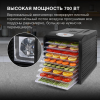 Сушка для фруктов и овощей Hyundai HYFD-1802 27под. 700Вт черный, фото , изображение 4