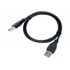 Кабель USB2.0 Cablexpert CC-USB2-AMAM-1M, AM/AM, экран, 28/26AWG, медь, Pro, 1м, черный, пакет, фото , изображение 3 Кабель USB2.0 Cablexpert CC-USB2-AMAM-1M, AM/AM, экран, 28/26AWG, медь, Pro, 1м, черный, пакет, фото , изображение 3