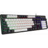 Клавиатура игровая проводная DEFENDER Dark Knight GK-077 45078 ,бело-черная, фото , изображение 3