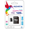 Карта памяти ADATA Bad Pack microSDXC 128GB ADATA Premier Memory Card AUSDX128GUICL10A1-RA1 UHS-I Class 10/V10 A1, Adapter, -25°C + 85°C, RTL (461940), фото , изображение 2