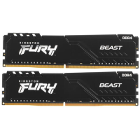 Оперативная память DIMM Kingston Fury Beast Black DDR4 32Gb KF432C16BB1K2/32 (2x16Gb), фото 