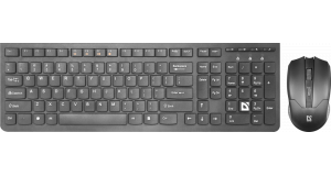 Клавиатура + мышь Defender Columbia C-775 черный, фото 