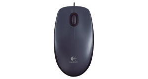 Мышь проводная Logitech Mouse M90, Черный, фото 